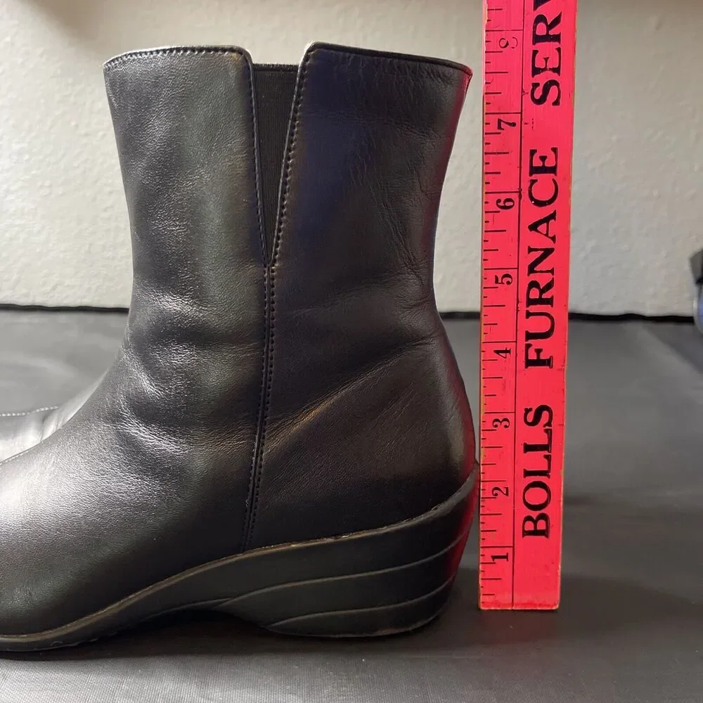 David Tate Voyage Block Heel‎ Dressy Ankle Boots Shoes Women’s Size 7SS Flaws